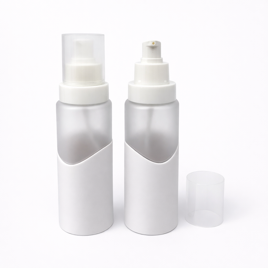 60/80/100/120ml Plastic Lotion Bottle Cosmetic Essence Empty Bottle HPPBL003