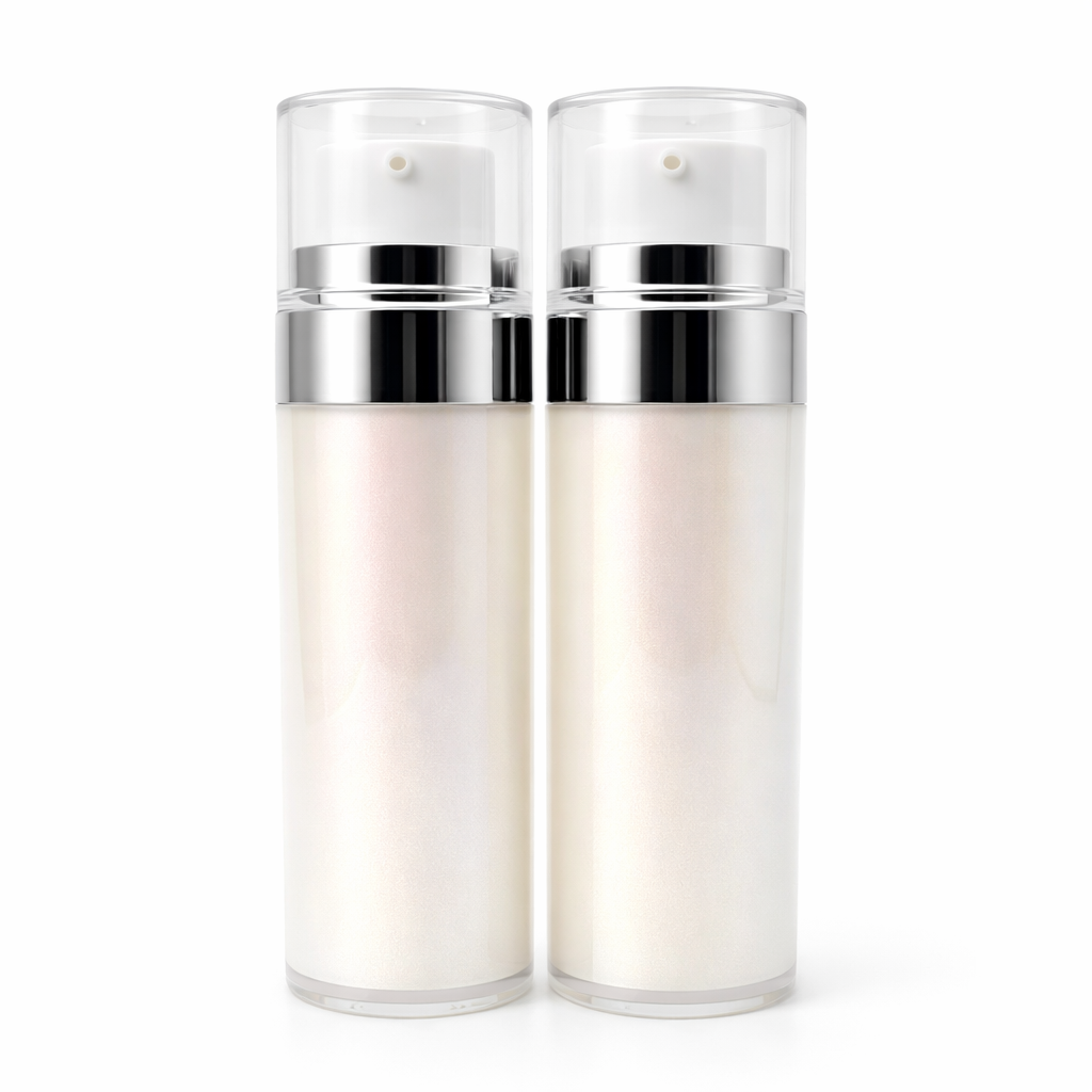 30/50ml Plastic Vacuum Essence Bottle Double-layered Foundation Liquid Bottle HPPBA013