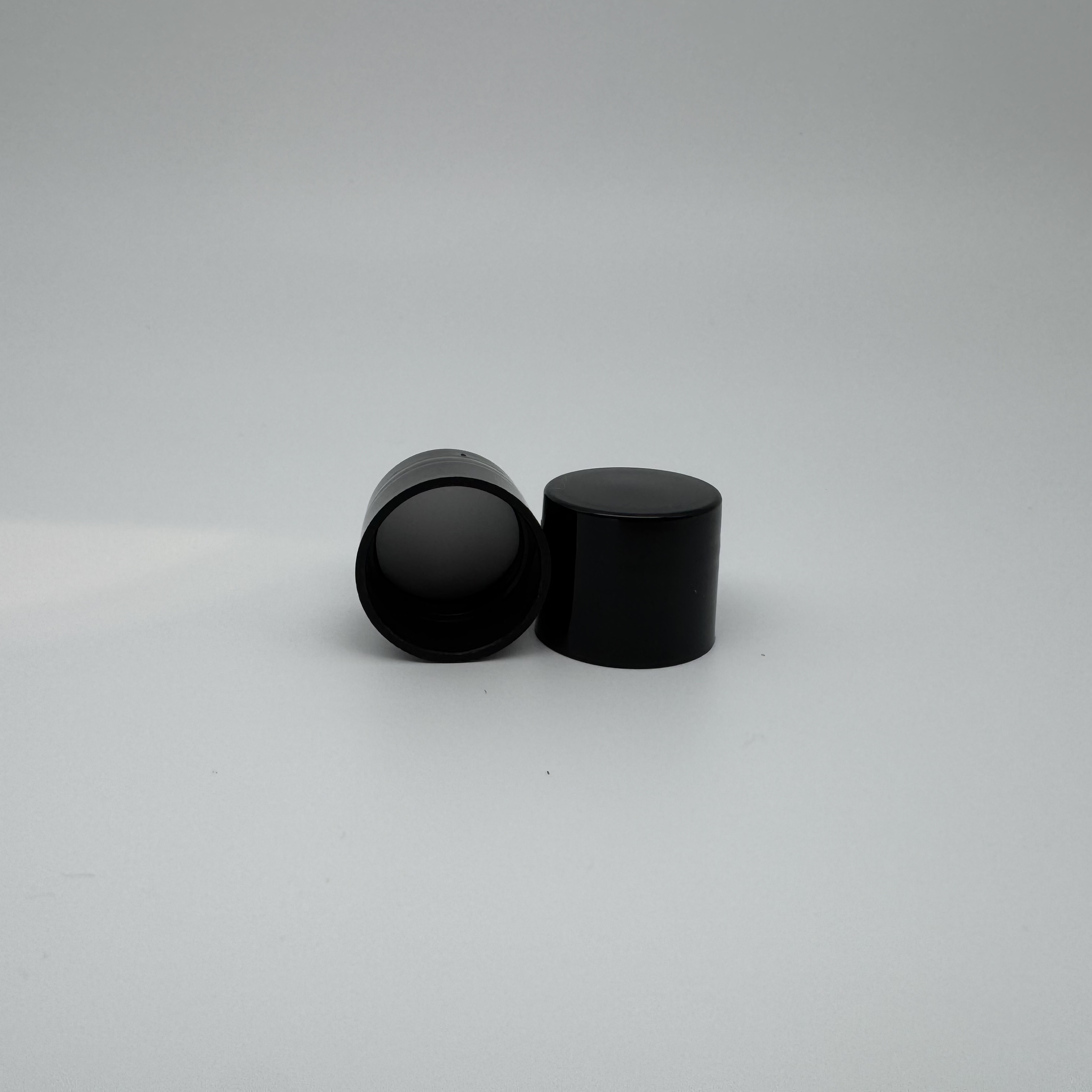 18/415 Plastic Screw Cap Glossy Lotion Bottle Cap PP Cosmetic Screw Cap With Liner HPPC003